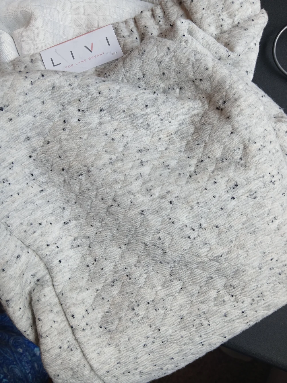 Lane Bryant Livi Gray Speckled Skirt Size 26/28 NWT